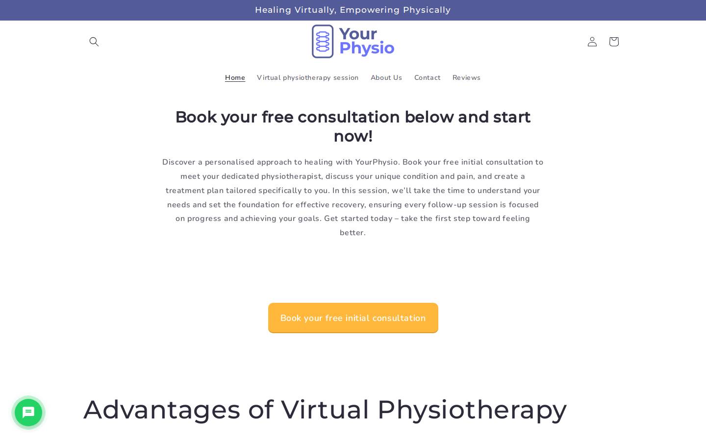 yourphys.io homepage screenshot