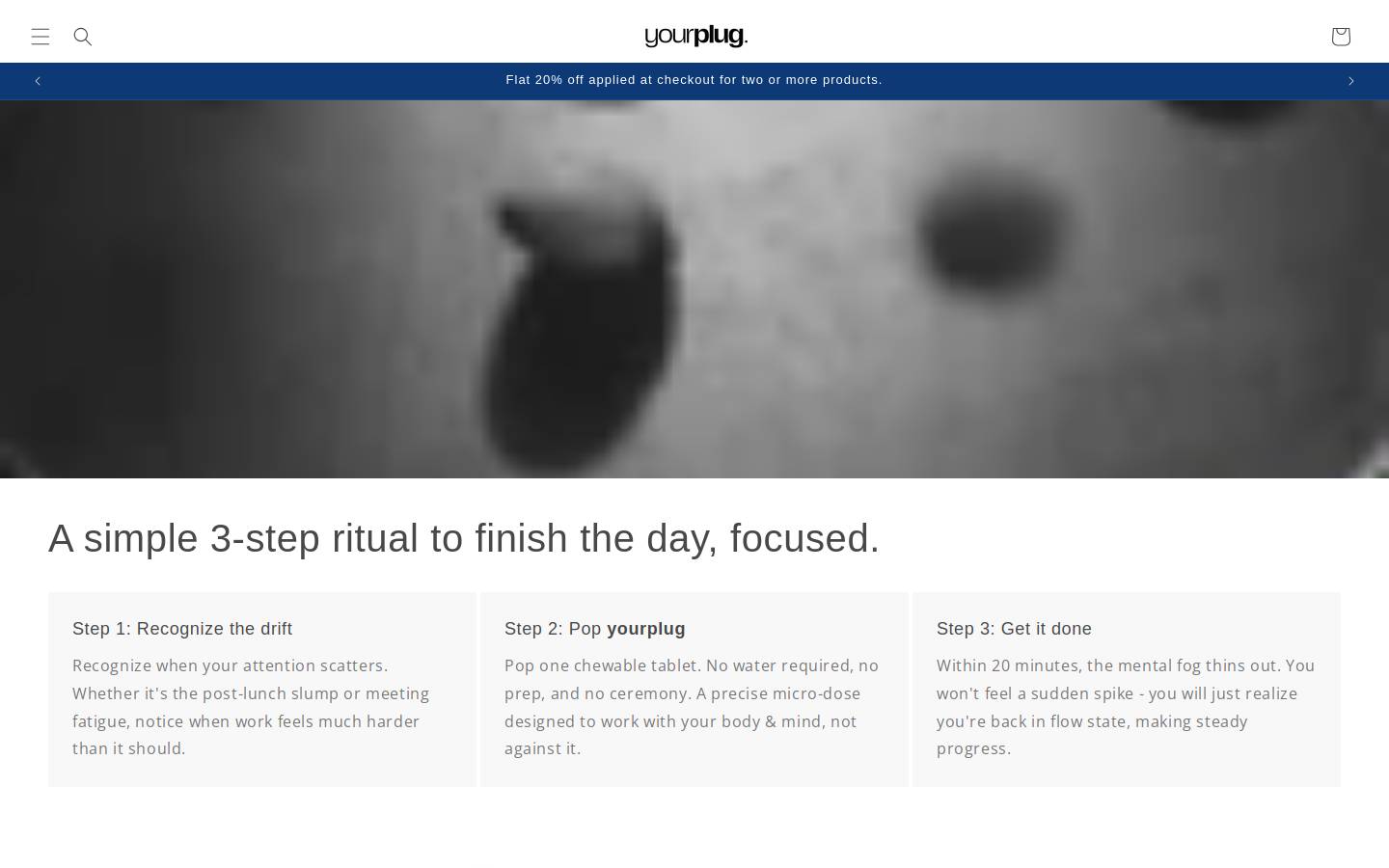 yourplug.life homepage screenshot