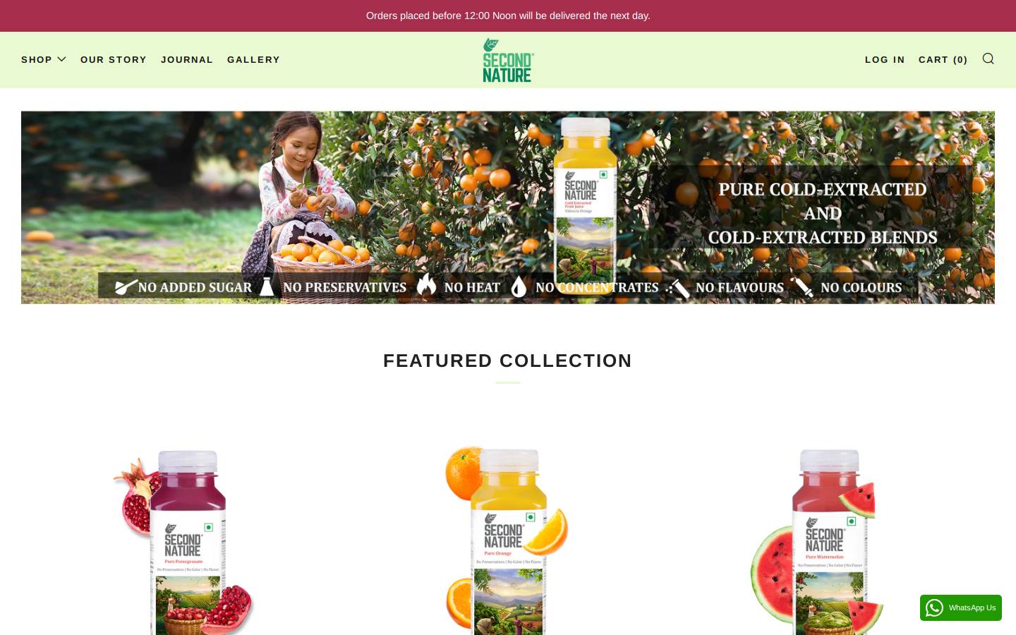 yoursecondnature.live homepage screenshot