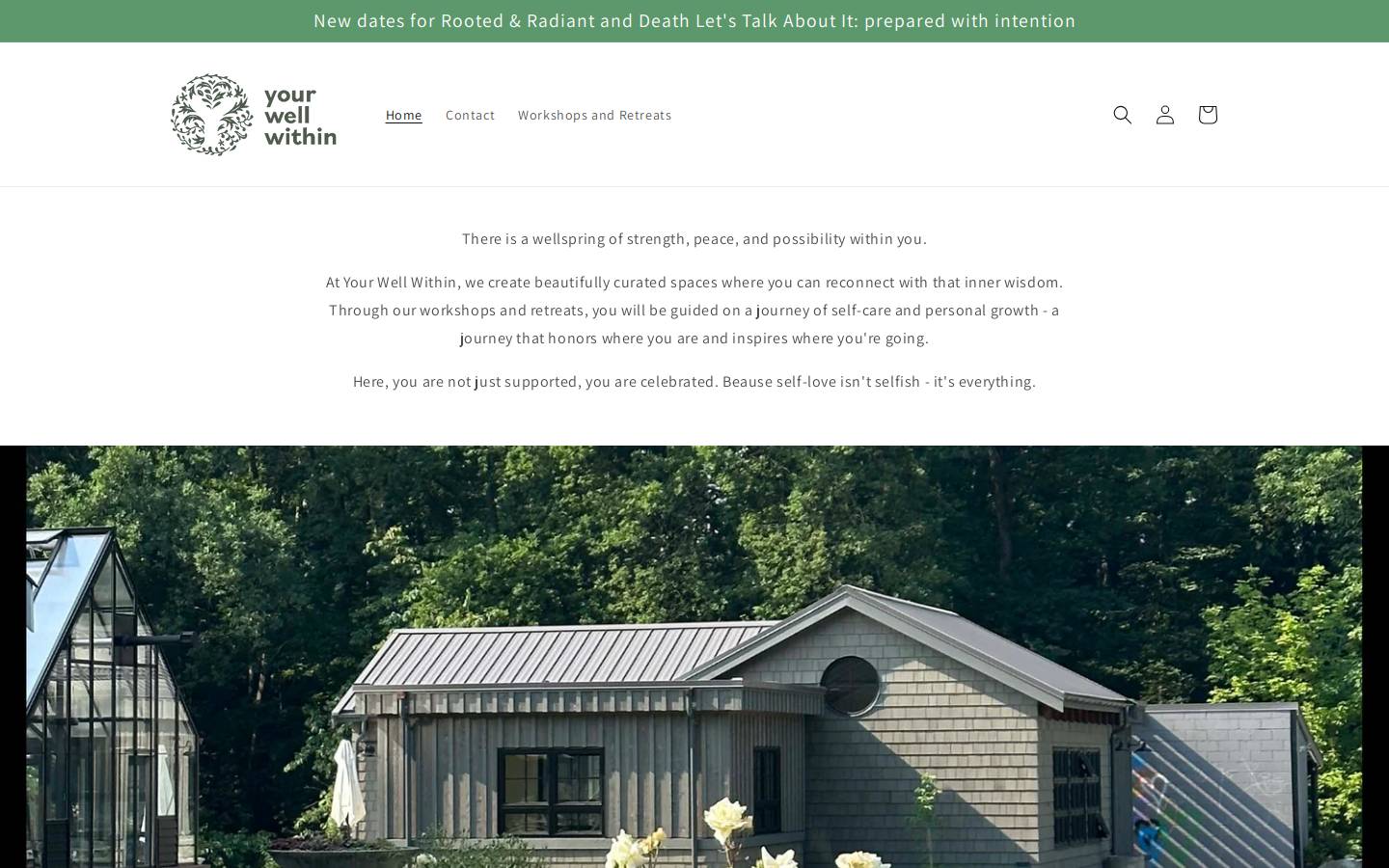 yourwellwithin.ca homepage screenshot
