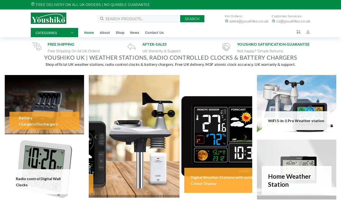 youshiko.com homepage screenshot