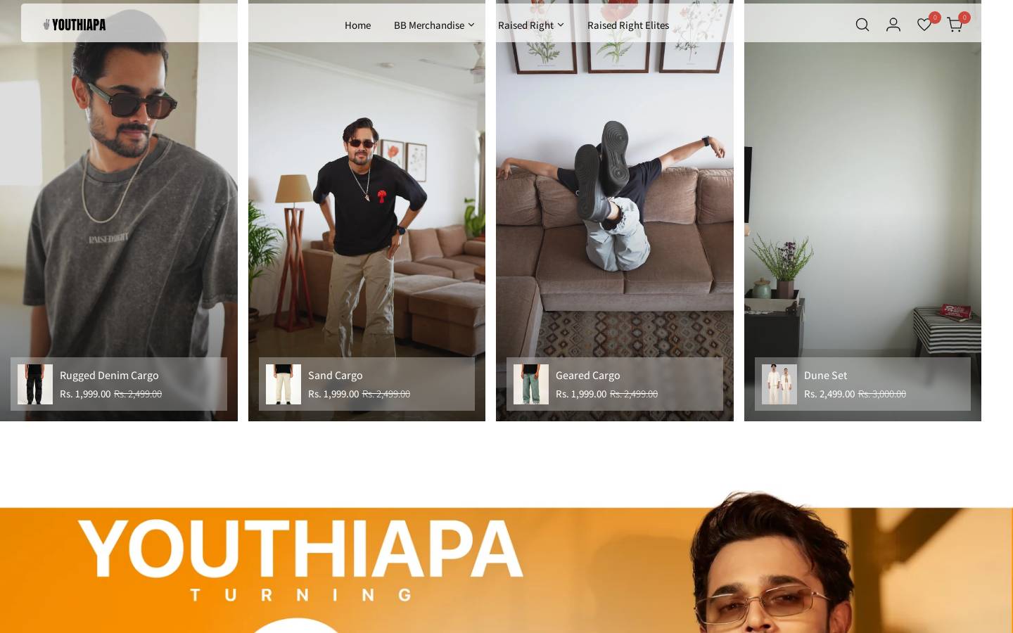 youthiapa.com homepage screenshot