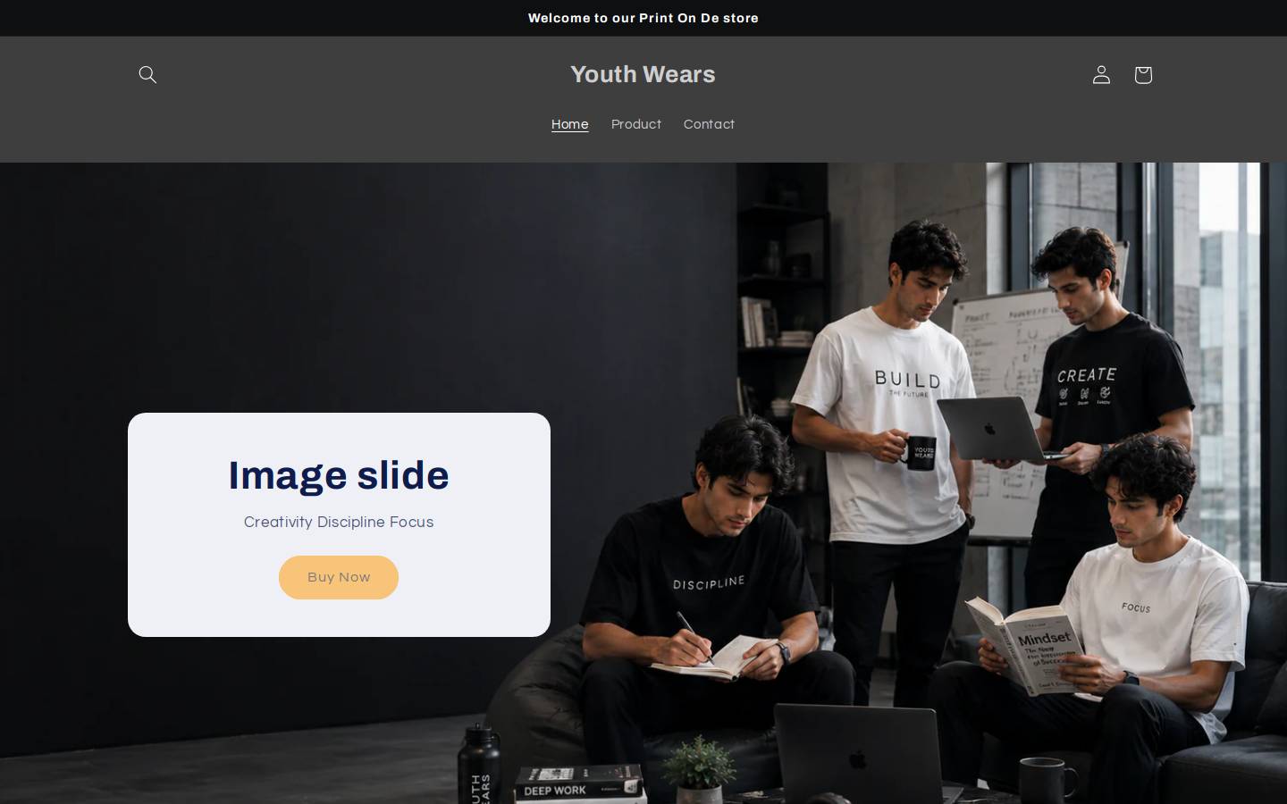 youthwears.com homepage screenshot