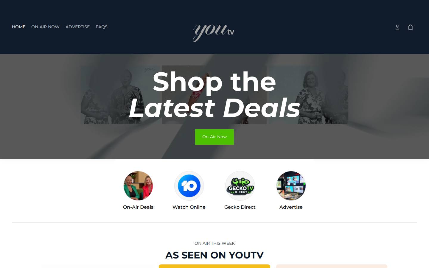 youtv.com.au homepage screenshot