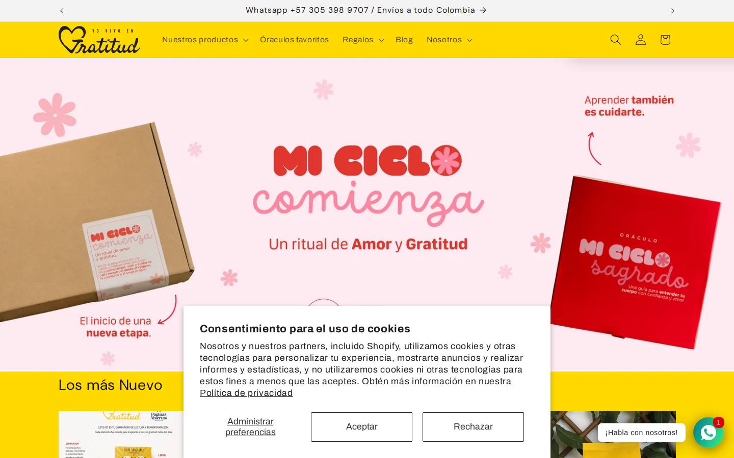 yovivoengratitud.com homepage screenshot