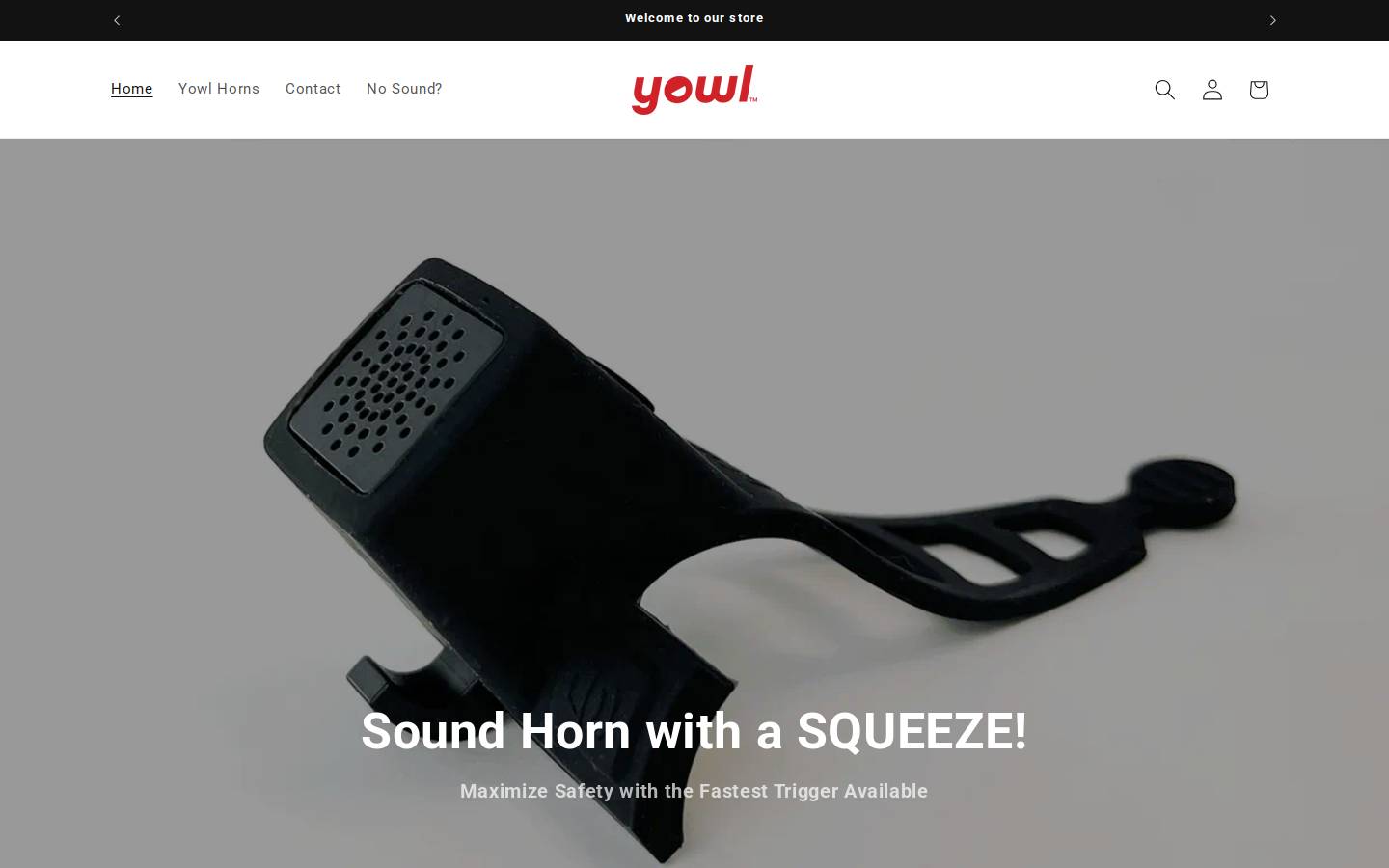 yowlgear.com homepage screenshot