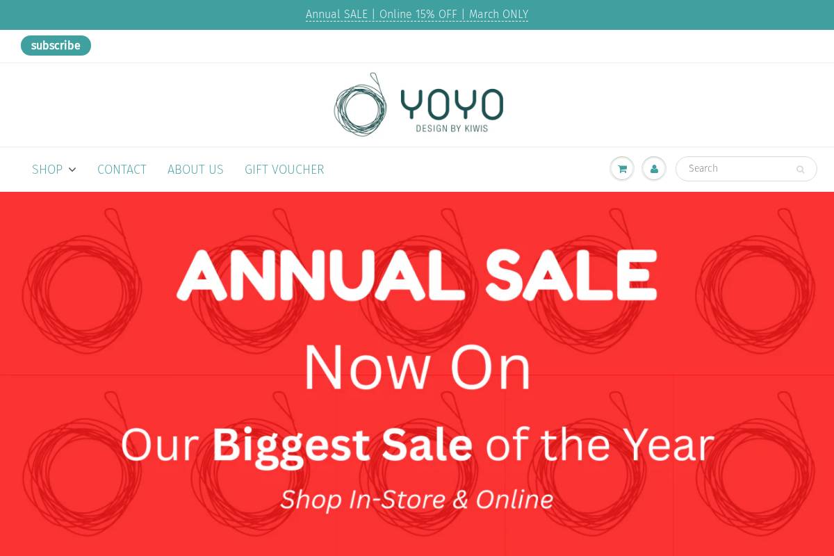 yoyo.co.nz homepage screenshot