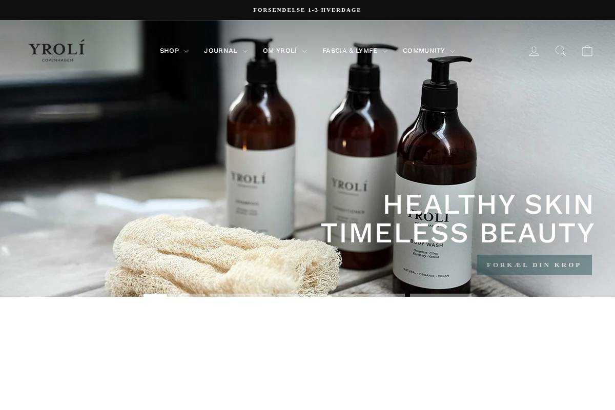 yroli.com homepage screenshot