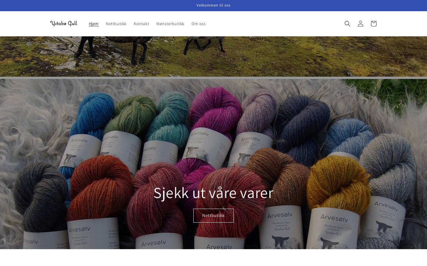 ystabogull.no homepage screenshot