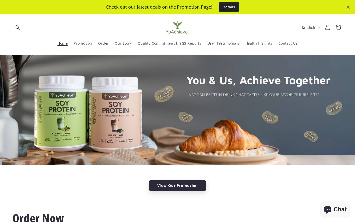 yuachieve.com homepage screenshot