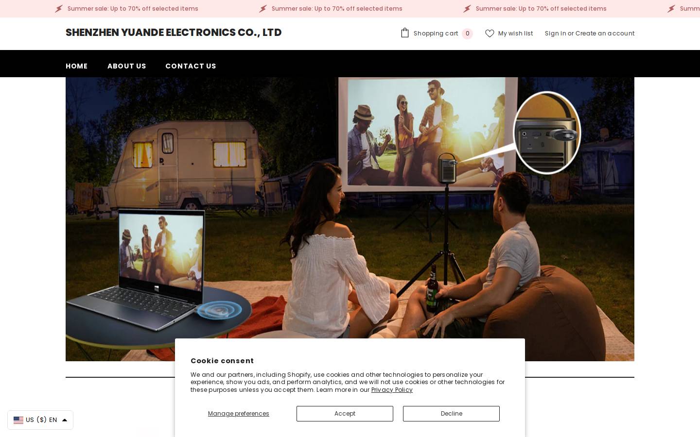 yuande.tech homepage screenshot
