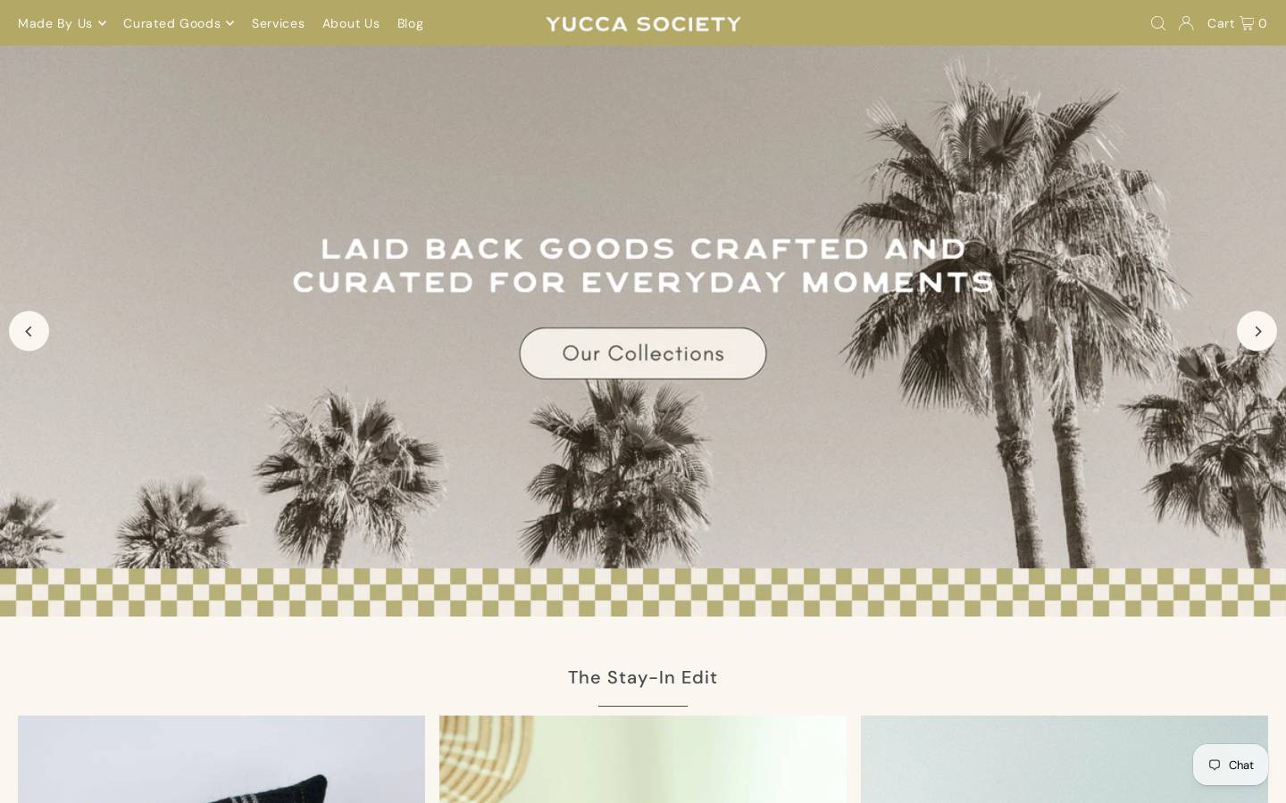 yuccasociety.com homepage screenshot