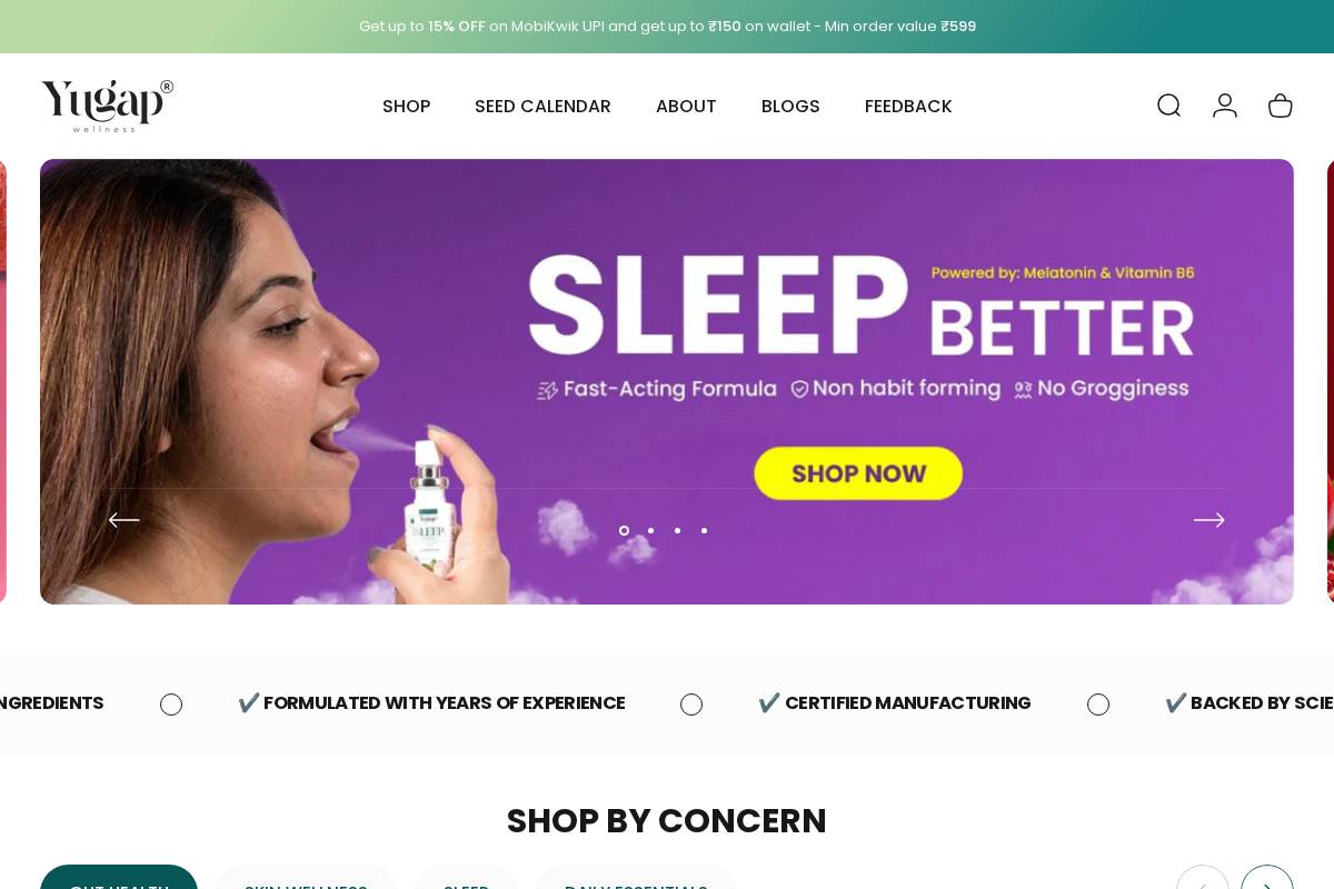 yugap.com homepage screenshot