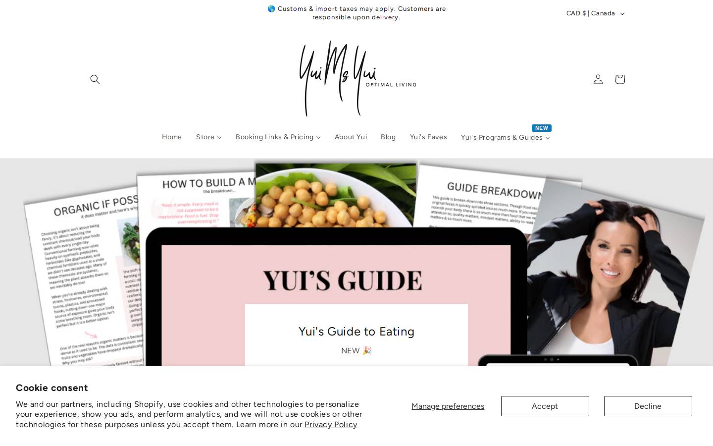 yuimsyui.com homepage screenshot