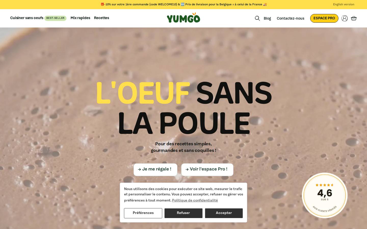 yumgofood.com homepage screenshot