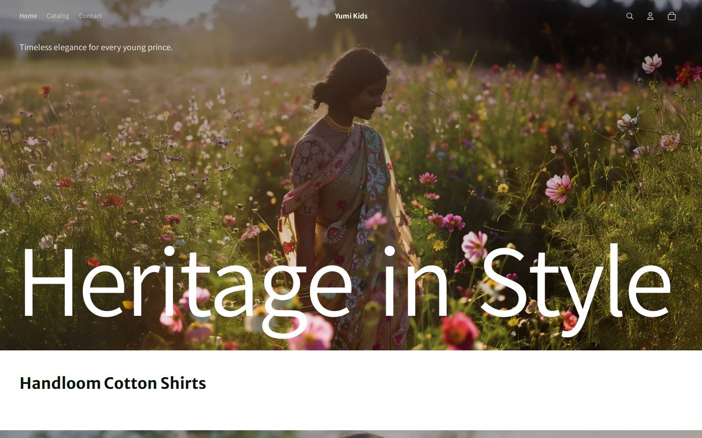 yumikids.store homepage screenshot