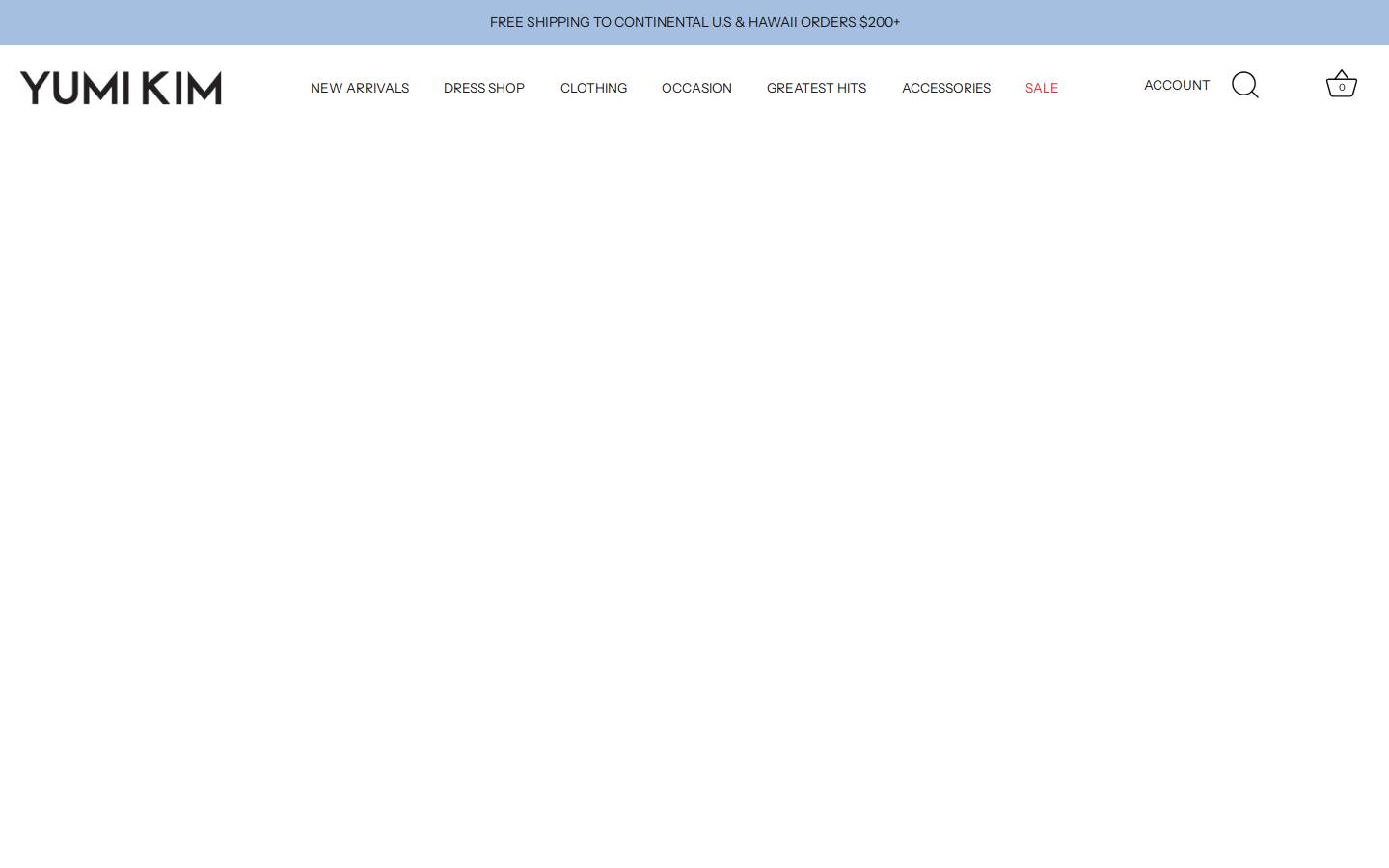 Yumi Kim homepage screenshot