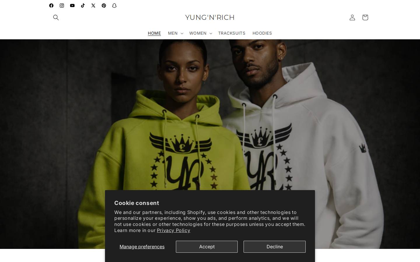 yungnrich.com homepage screenshot