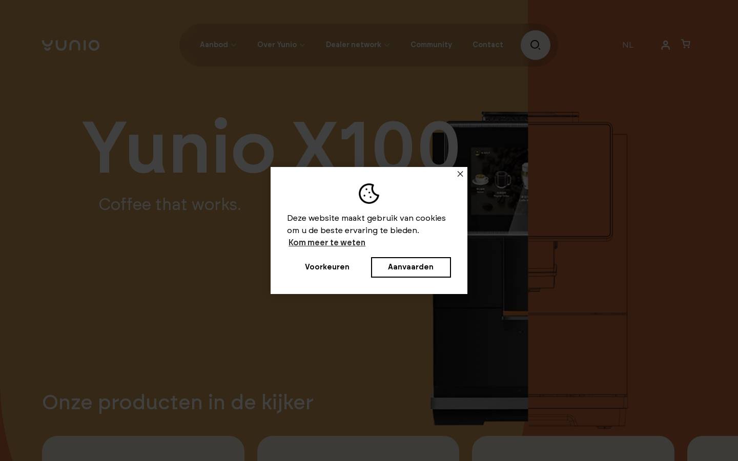 yunio.eu homepage screenshot