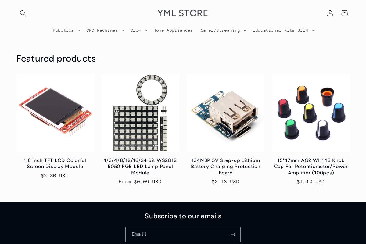 yunmeilong.store homepage screenshot