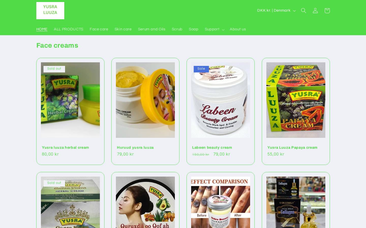 yusraluuza.com homepage screenshot