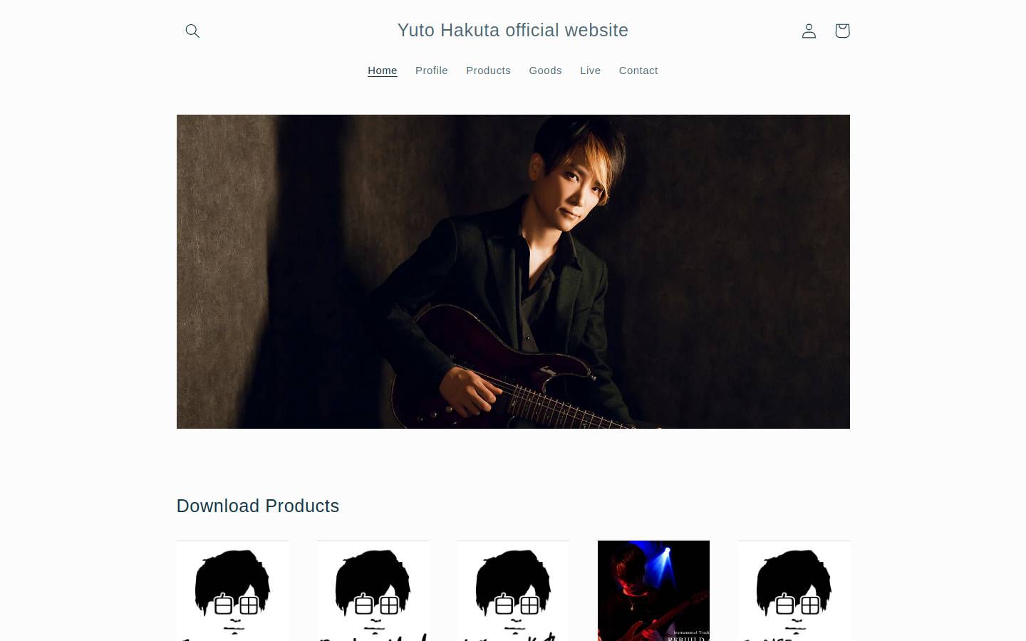 yutohakuta.com homepage screenshot