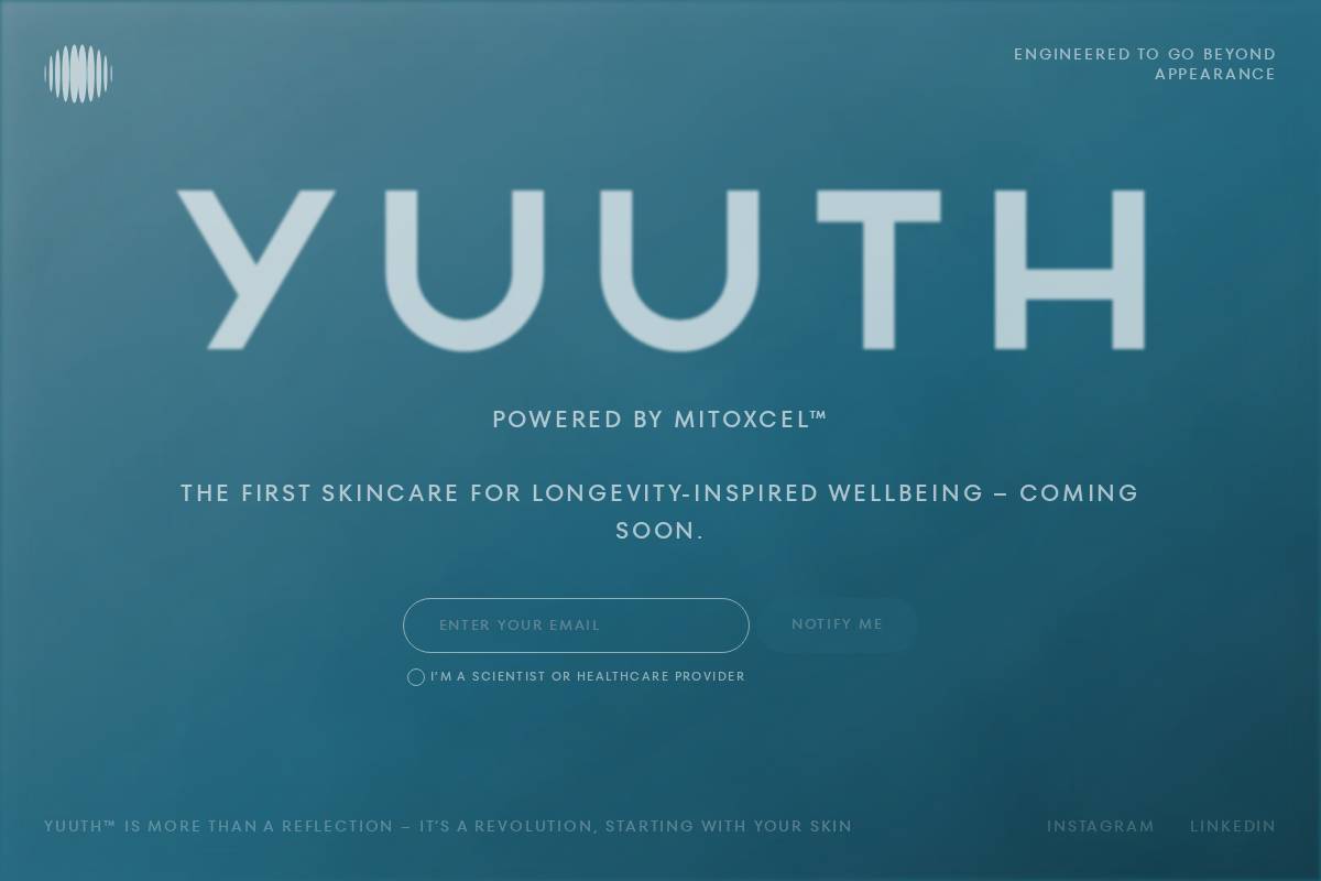 yuuth.life homepage screenshot
