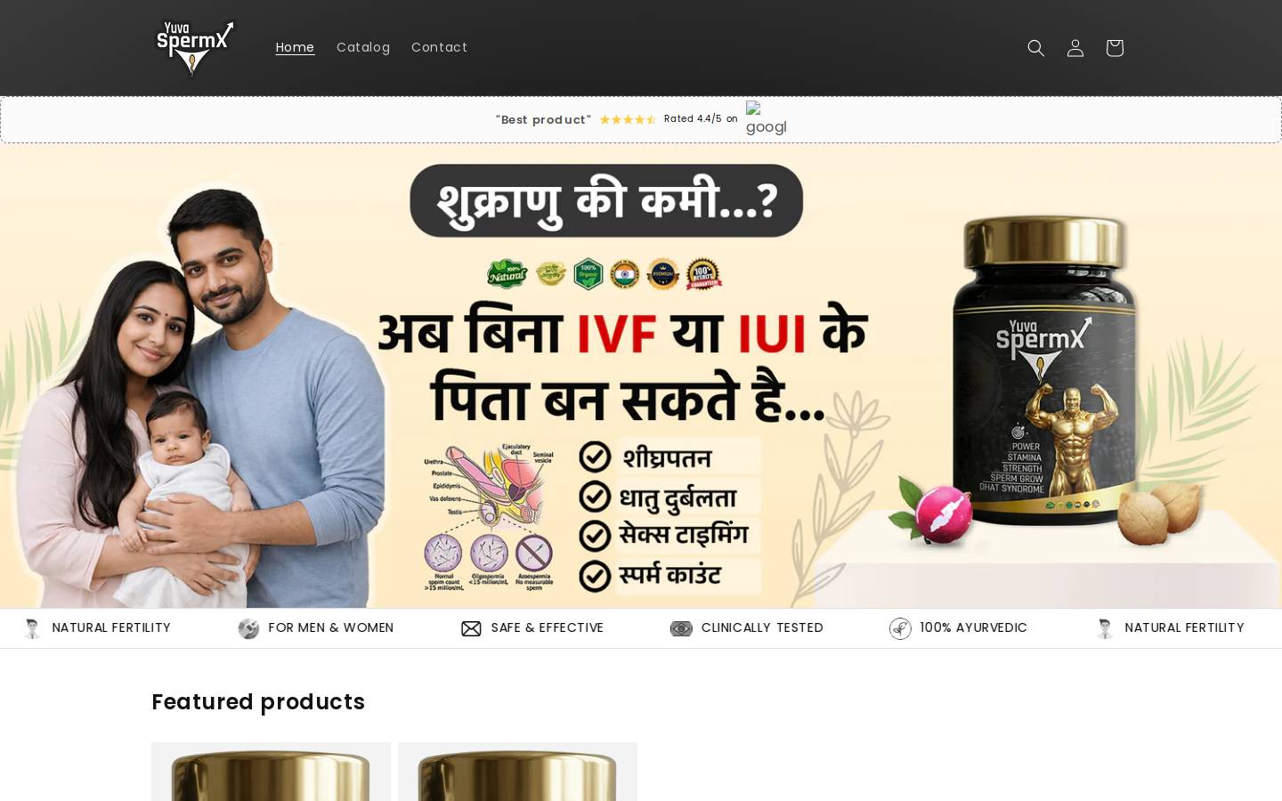 yuvacare.in homepage screenshot