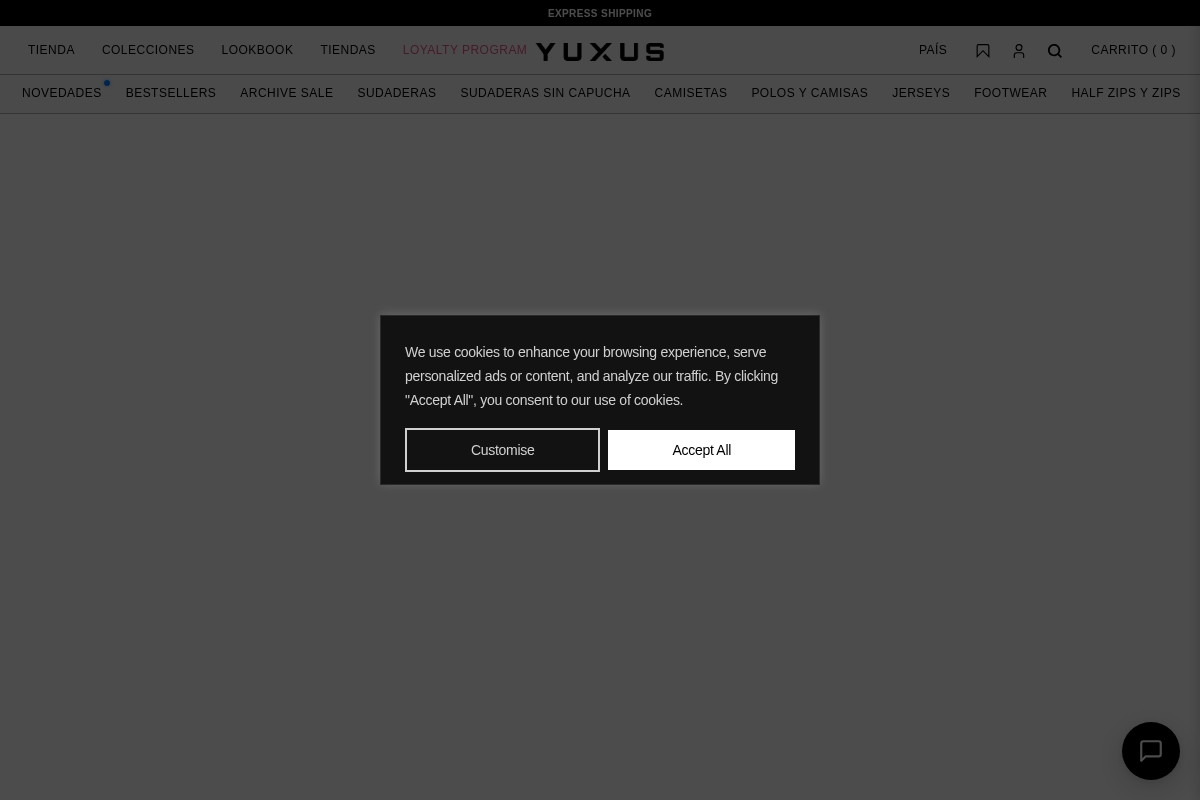 YUXUS homepage screenshot