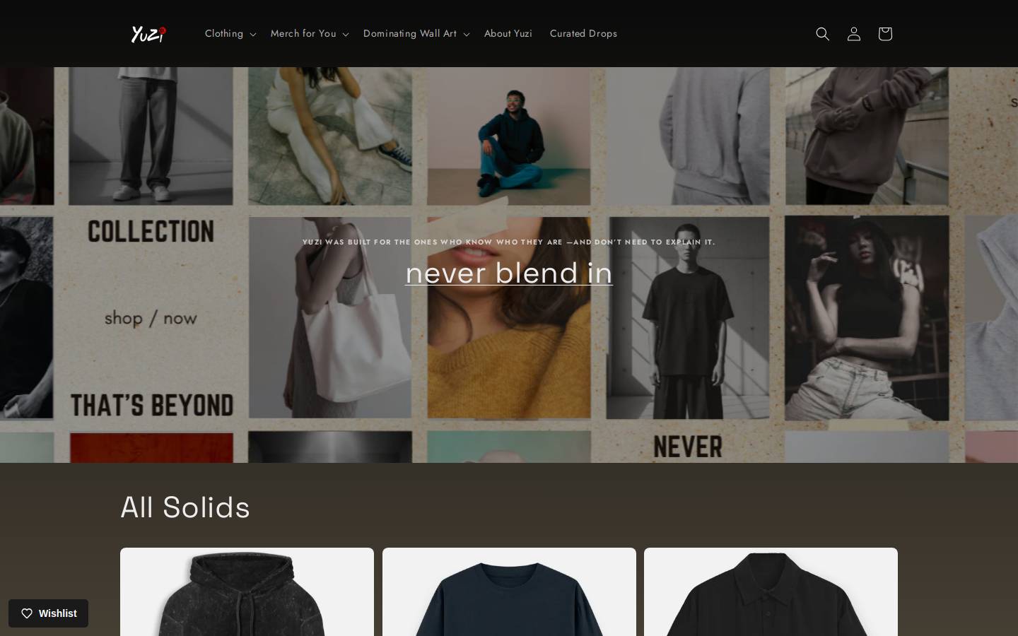 yuzi.in homepage screenshot