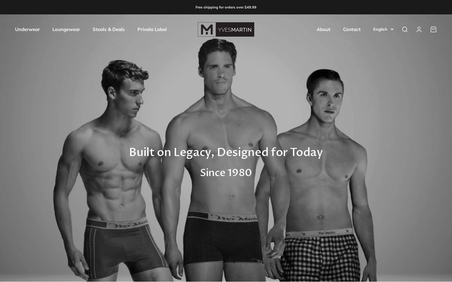 yvesmartin.com homepage screenshot