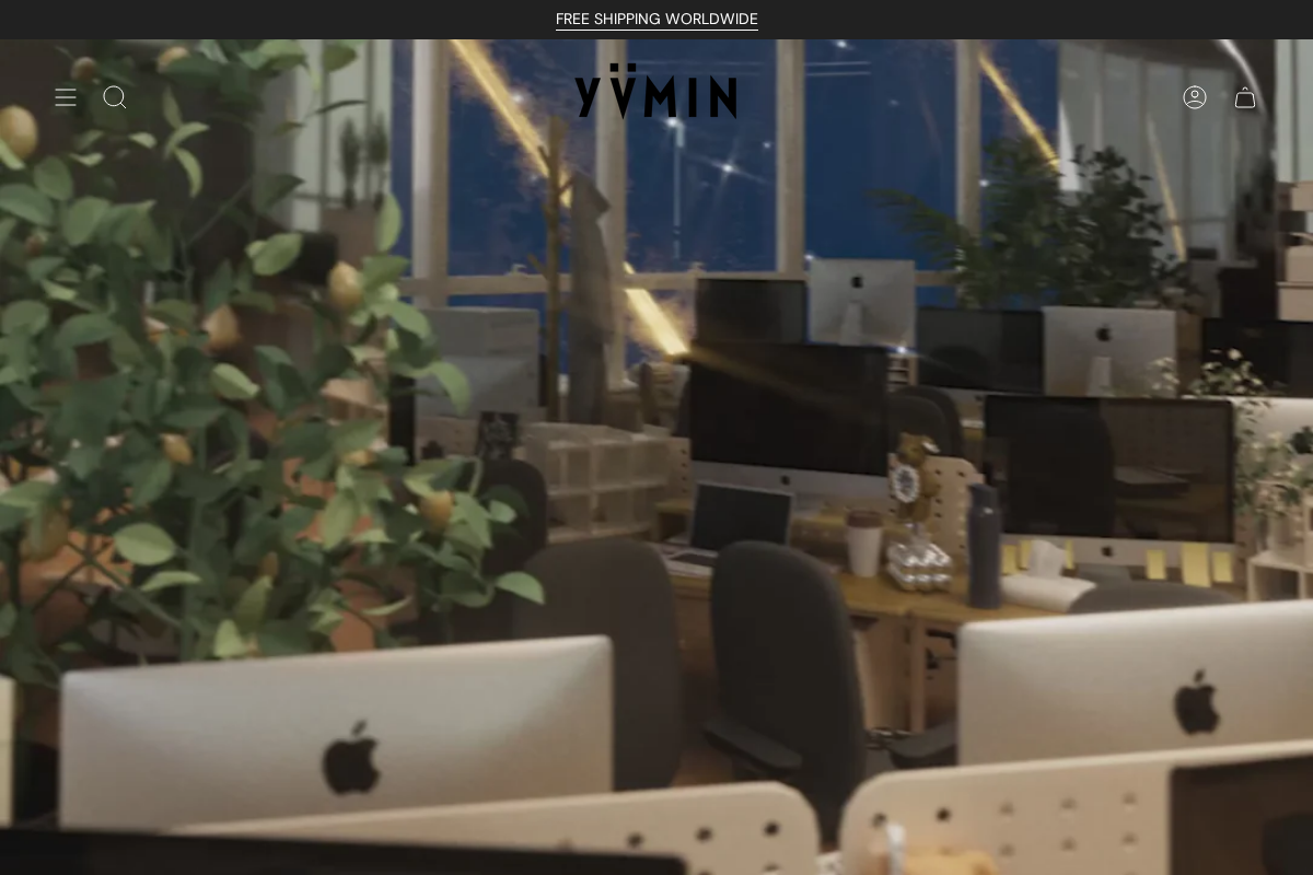 yvmin.com homepage screenshot