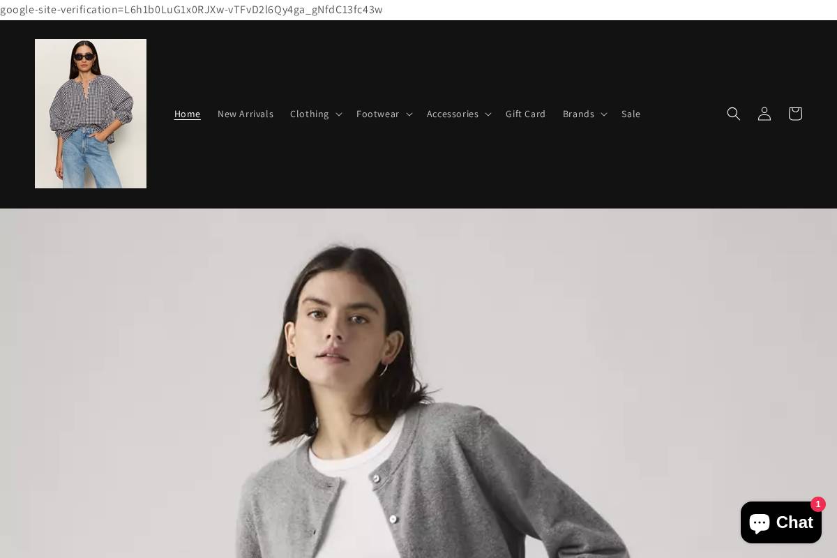 yvonnelaurenboutique.ca homepage screenshot