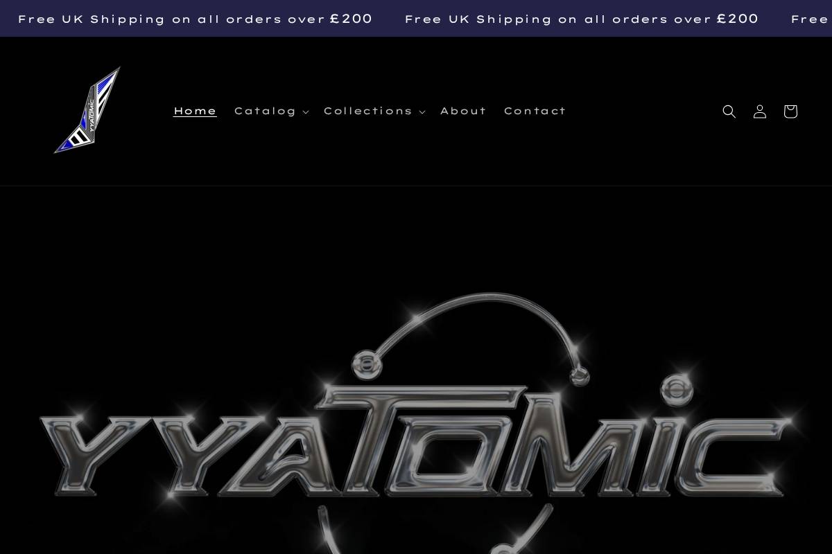 yyatomic.com homepage screenshot
