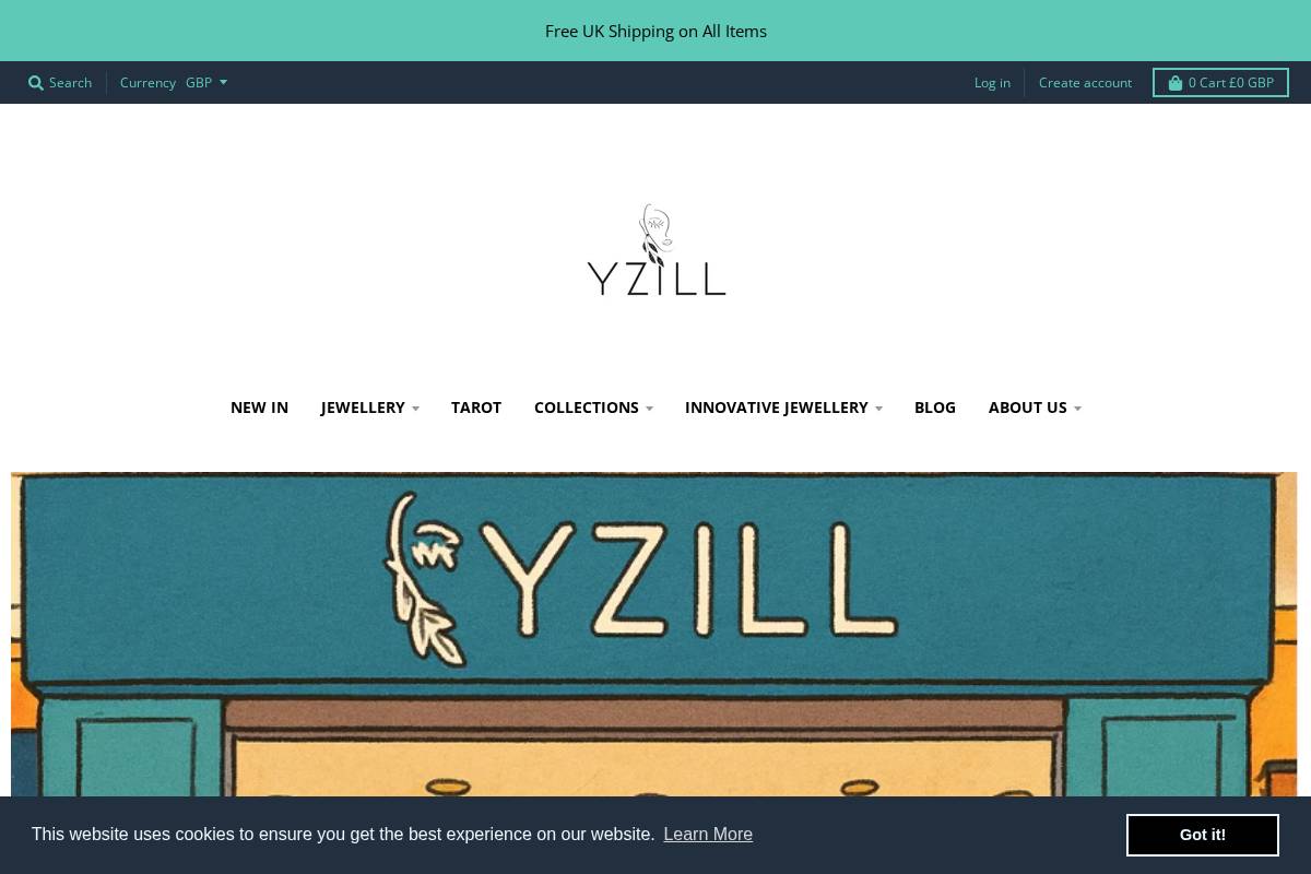 yzill.com homepage screenshot