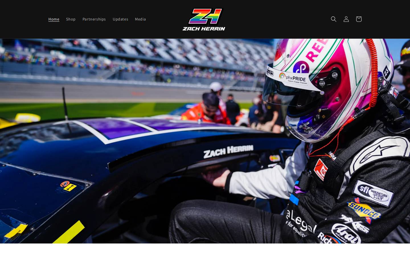 zachherrin.com homepage screenshot