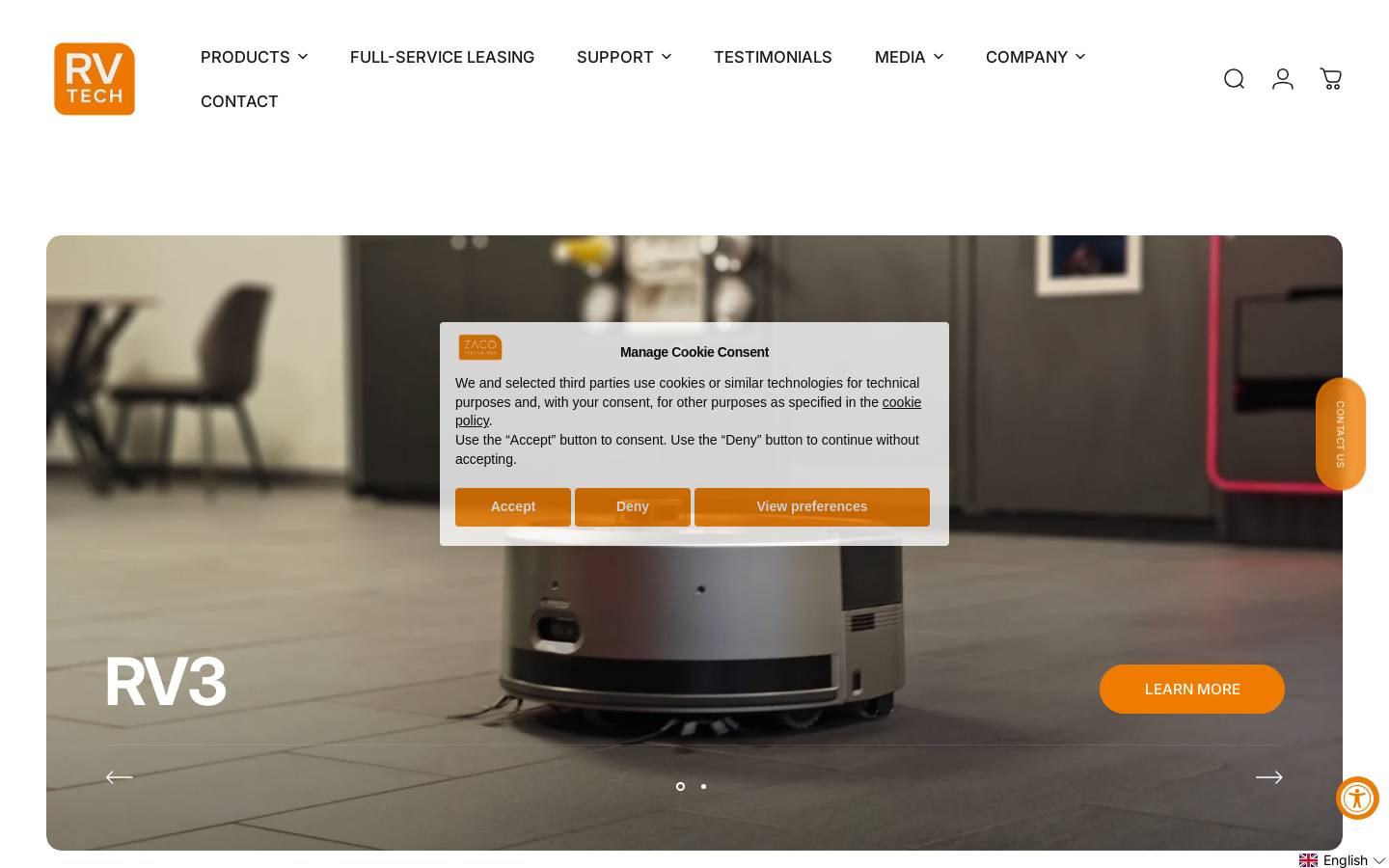 zacotech.com homepage screenshot
