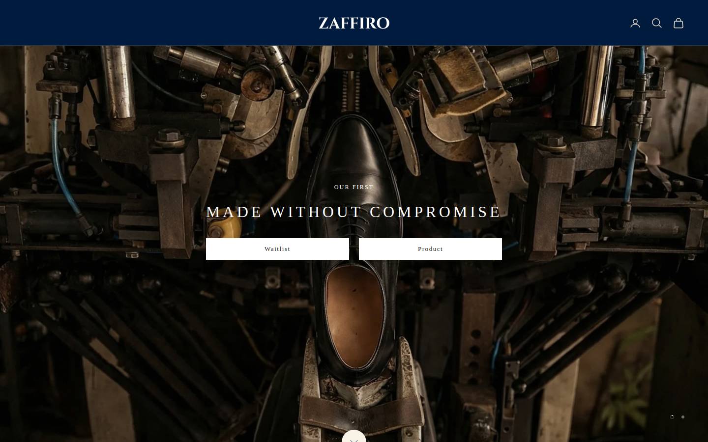 zaffiro.ch homepage screenshot