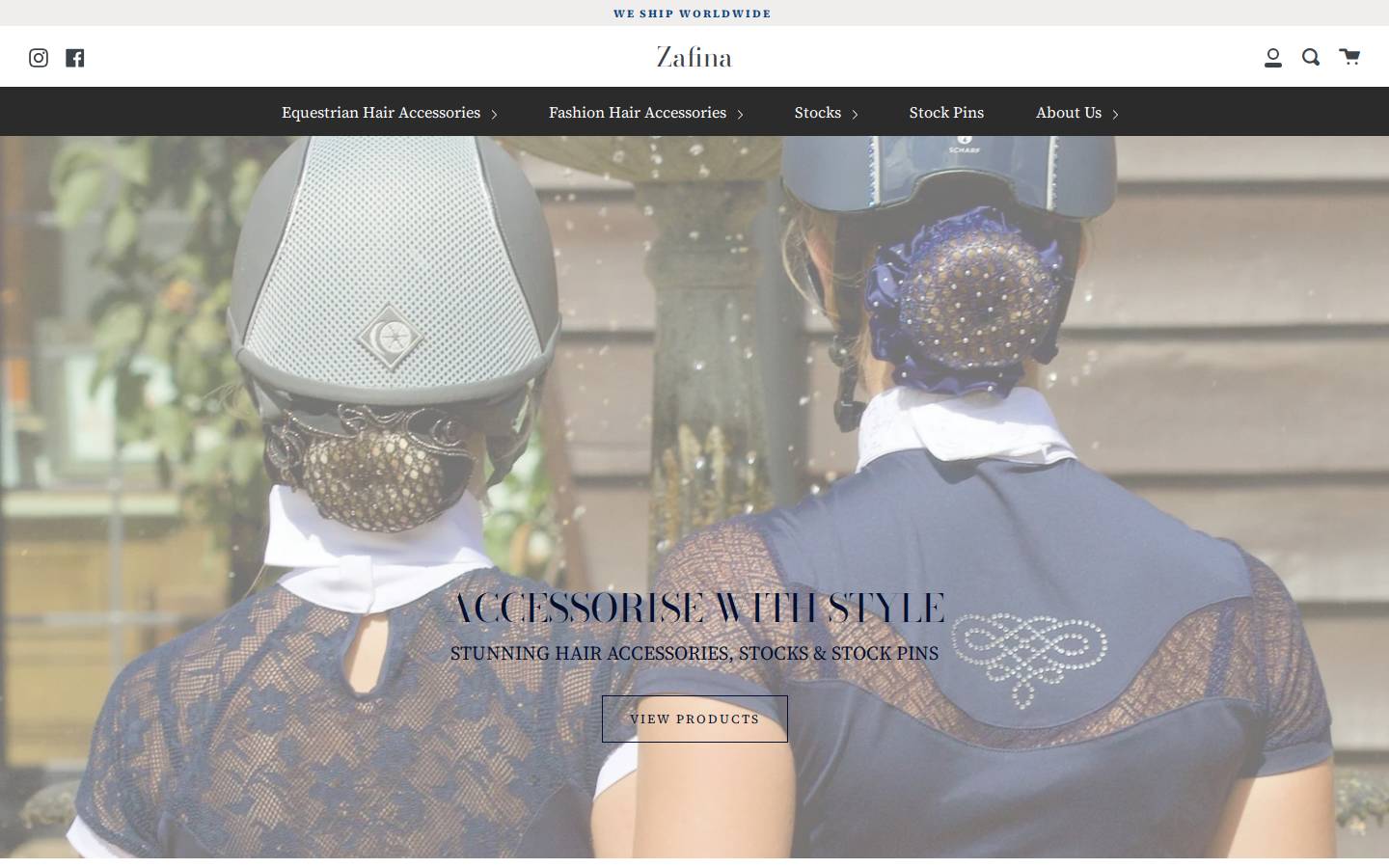 zafinauk.com homepage screenshot