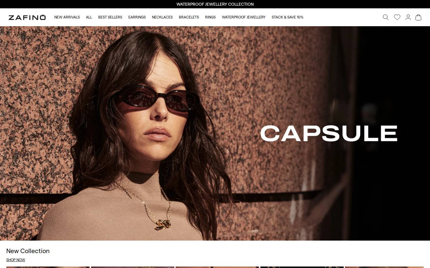 Zafino homepage screenshot