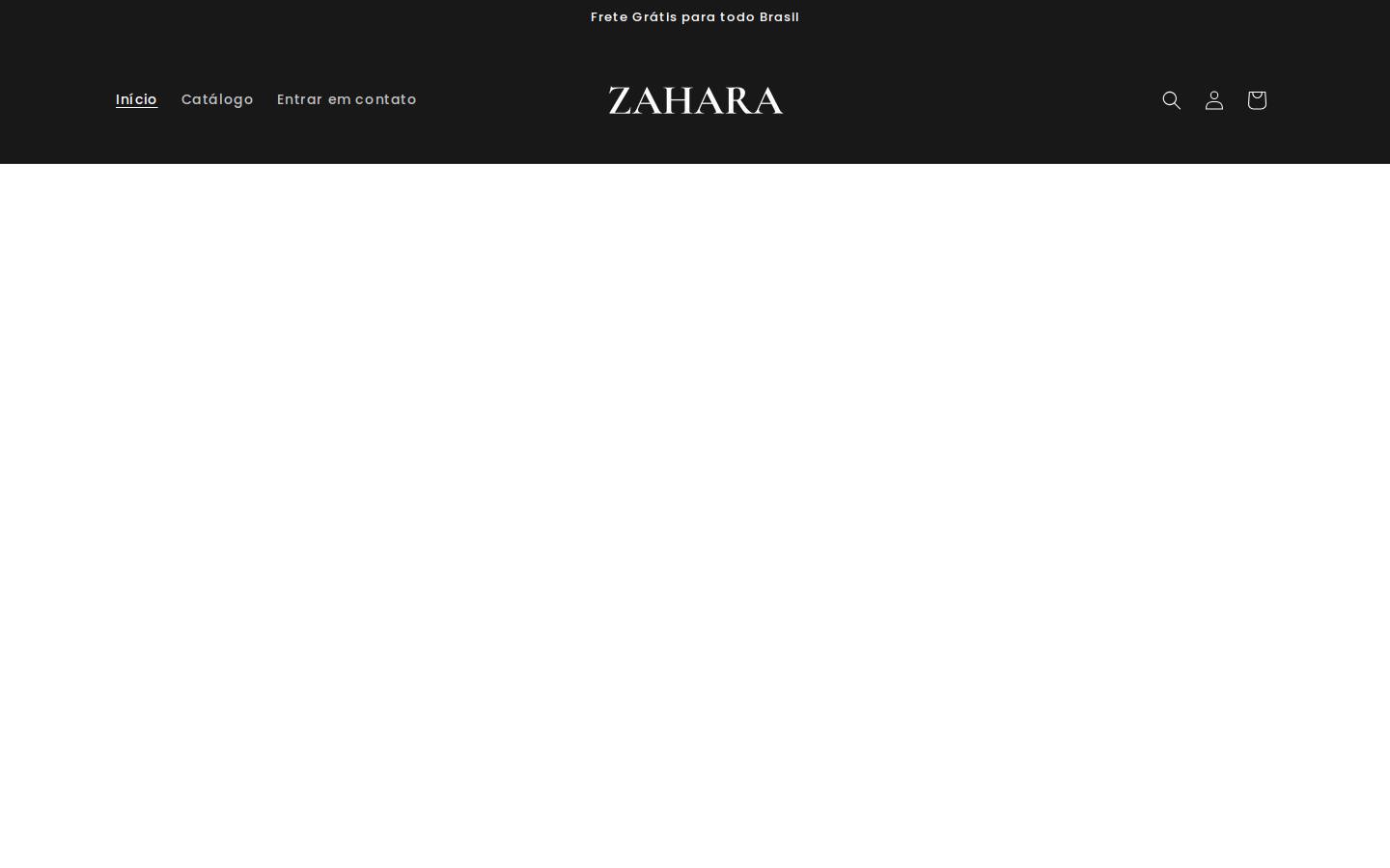 zahara.com.br homepage screenshot