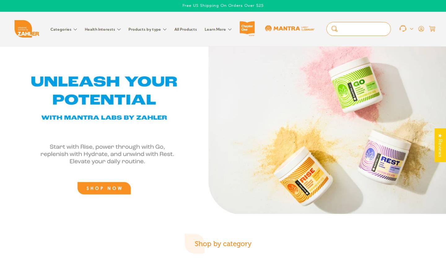 zahlers.com homepage screenshot