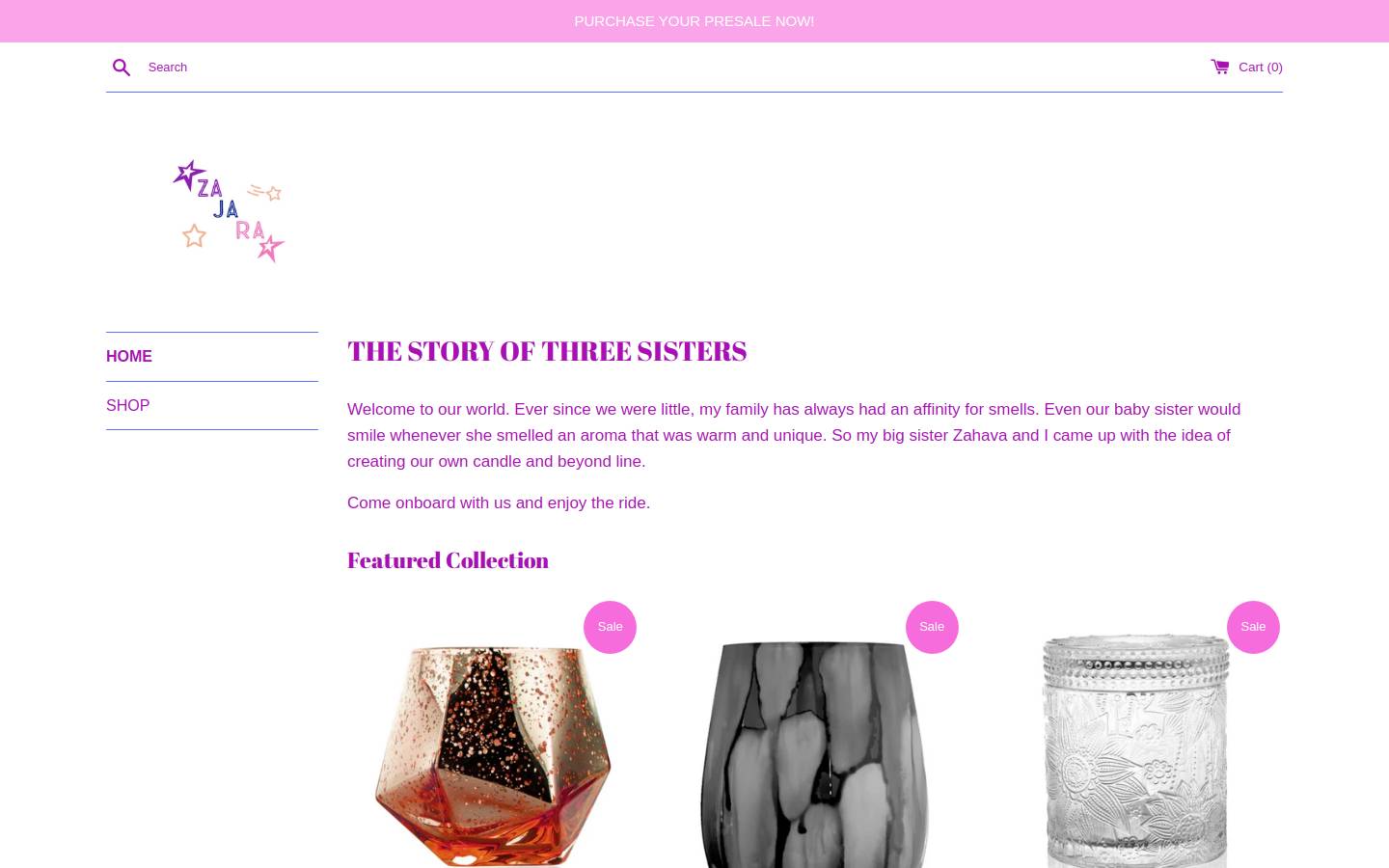 zajara.shop homepage screenshot