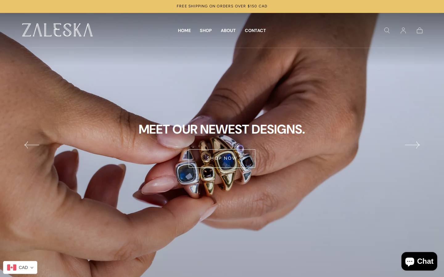 zaleska.ca homepage screenshot