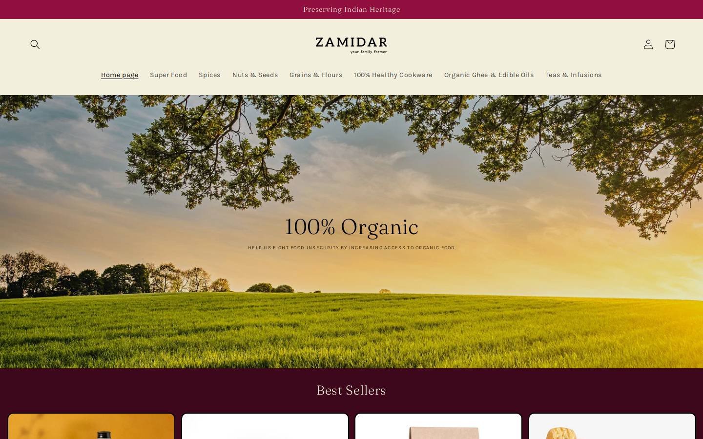 zamidar.com homepage screenshot