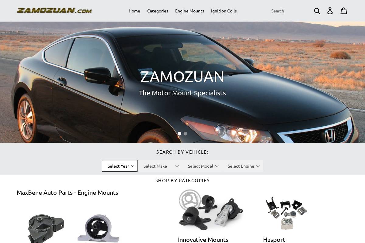 ZAMOZUAN.com homepage screenshot