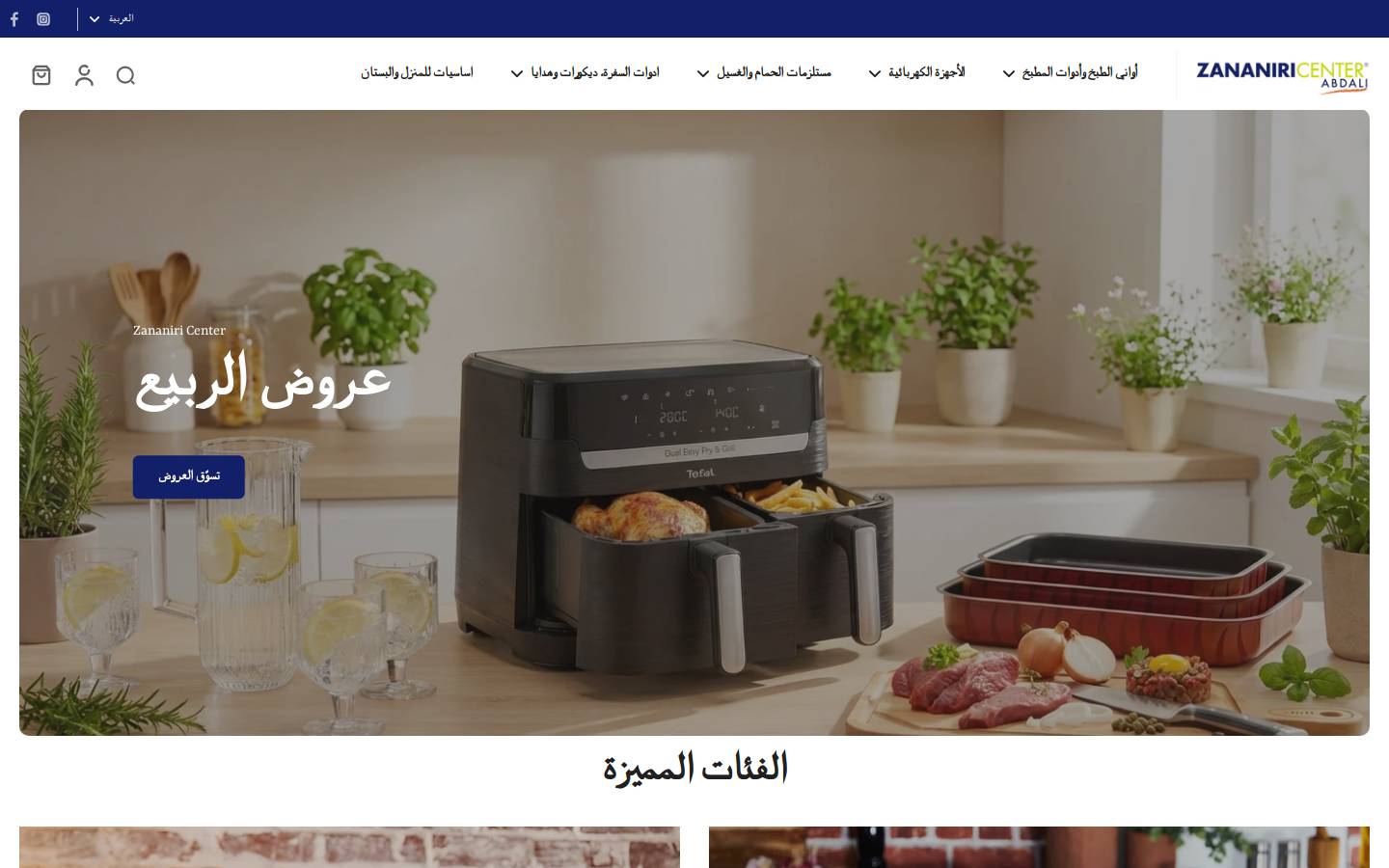 zananirijo.com homepage screenshot