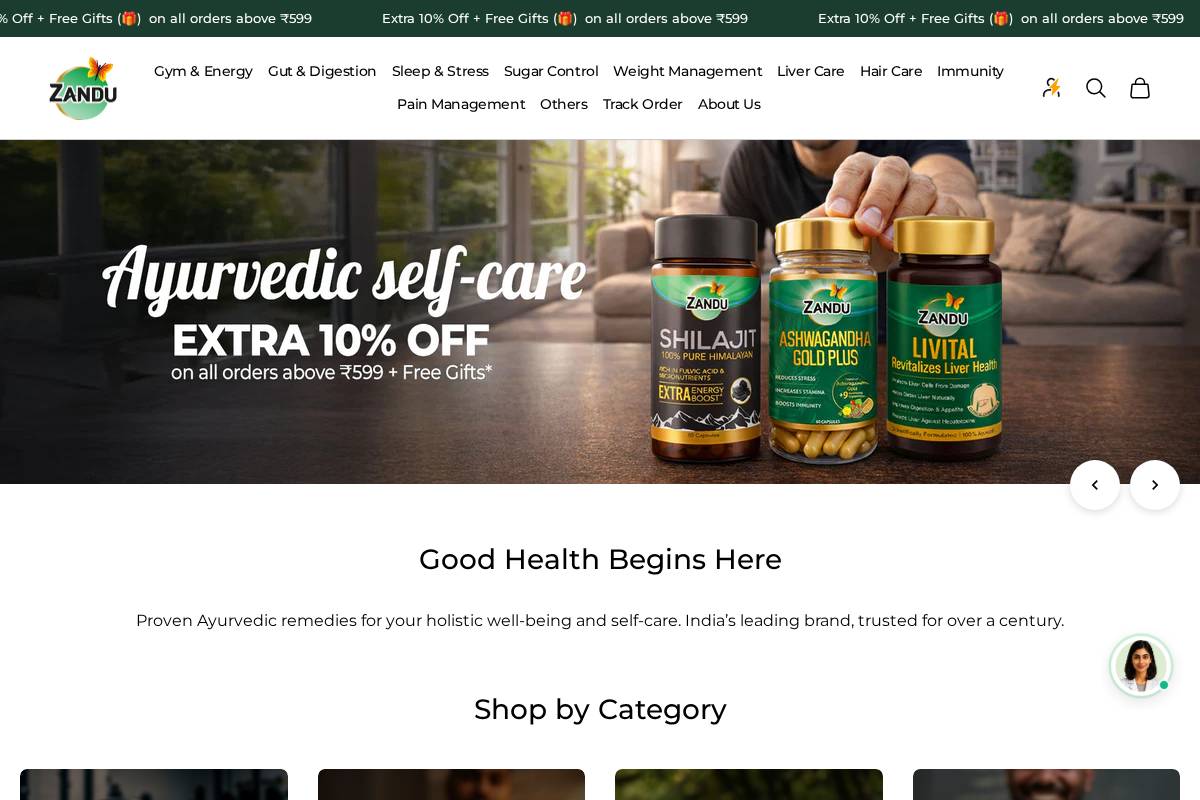 zanducare.com homepage screenshot