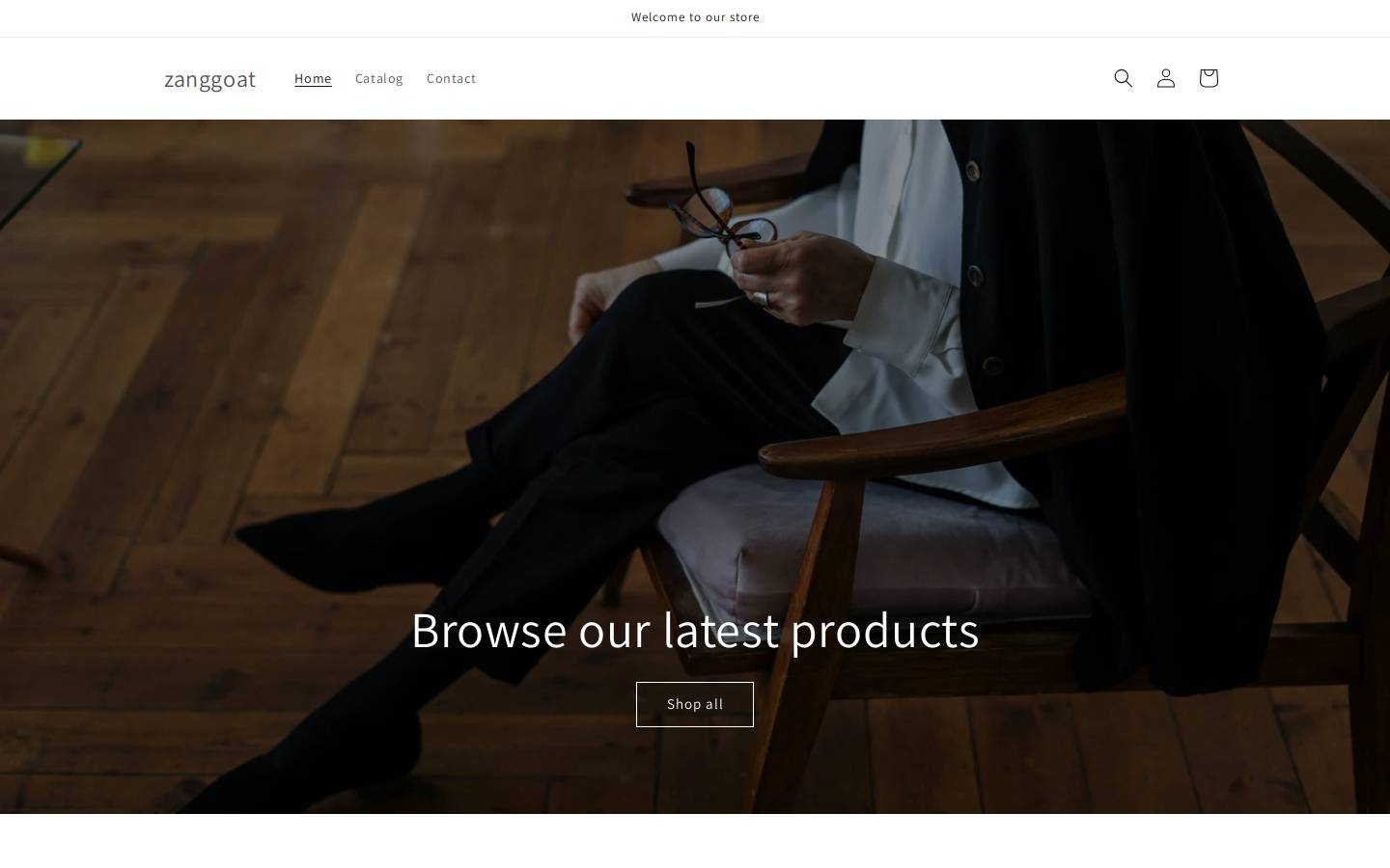 zanggoat.shop homepage screenshot