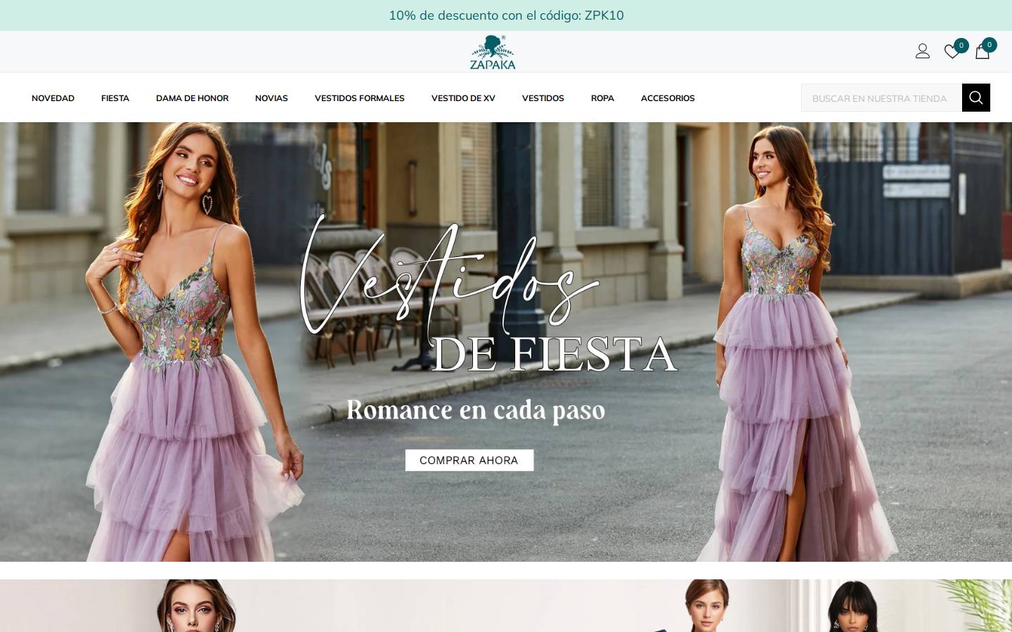 Zapaka homepage screenshot